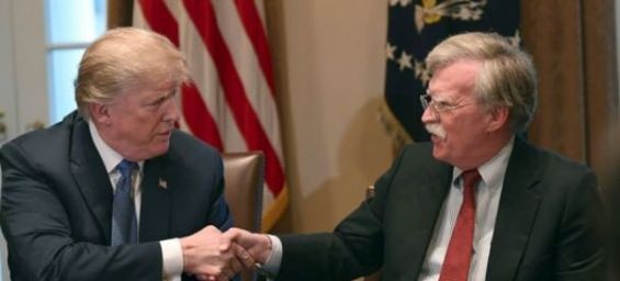 US President Donald Trump and US National Security Advisor John Bolton./Ph. DR