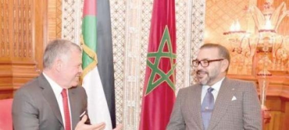 King Mohammed VI and King Abdullah II./Ph. DR