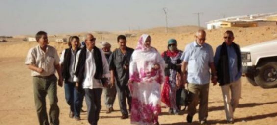 Polisario leader Brahim Ghali and the members of the committee expected to prepare for the Front's upcoming congress./Ph. DR