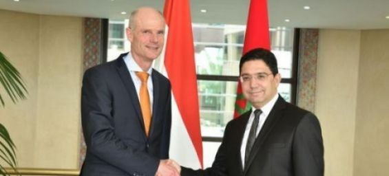 Dutch Foreign Affairs Minister Stef Blok and his Moroccan counterpart Nasser Bourita./ Ph. DR