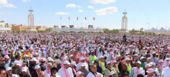 A rally organized in Laayoune by the Istiqlal Party./ Ph. DR