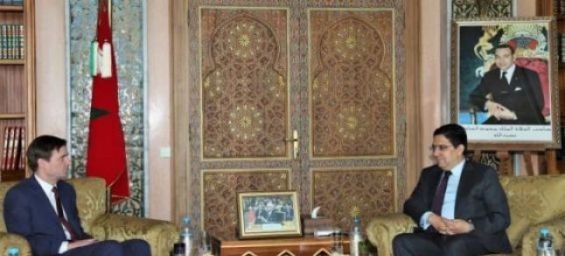 Foreign Affairs Minister Nasser Bourita and US Under Secretary of State David Hale./ Ph. DR