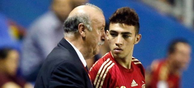 Munir El Haddadi's request to play with the Moroccan national team was rejected./Ph. DR