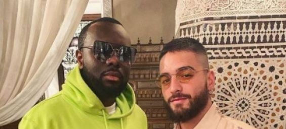 French rapper Maitre Gims and Colombian singer Maluma. / Ph. DR