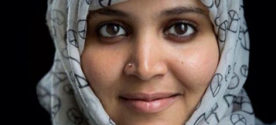 Sahrawi woman Nezha Khalidi, arrested December in Laayoune. / Ph. DR