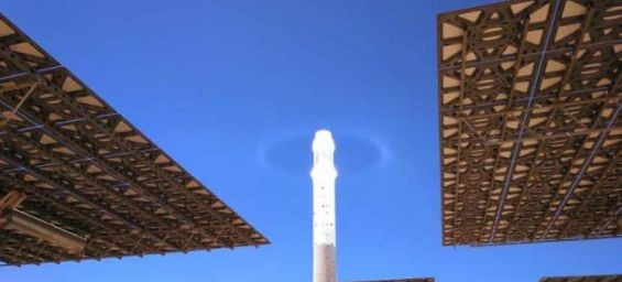Noor III 150 MW Tower CSP in Morocco. / Ph. DR