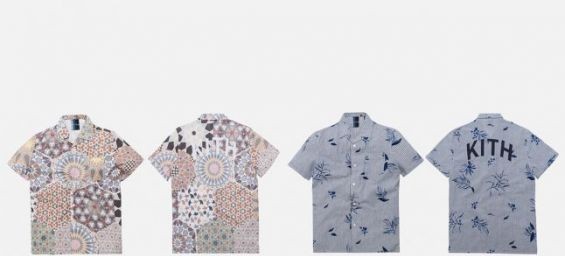 Shirts from Kith's new summer men's collection with Moroccan-inspired patterns. / Ph. Kith