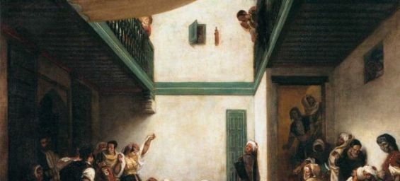 A painting of a Moroccan wedding by French painter Eugene Delacroix. / Ph. DR