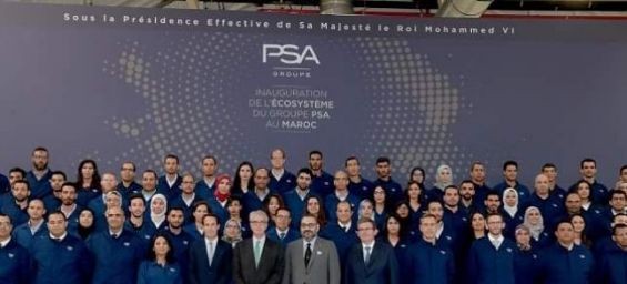 King Mohammed VI at the inauguration ceremony of PSA. / Ph. MAP