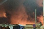 Inezgane : Un corps calciné après l'incendie du marché de ferraille
