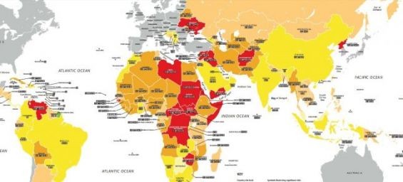 Aon’s Political Risk Maps: Morocco remains a medium risk country./Ph. DR