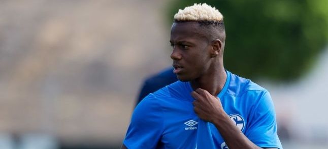Moroccan-Ivorian footballer Hamza Mendyl who currently plays for Schalke 04./Ph. DR