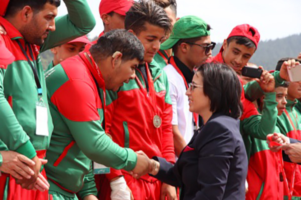 The Moroccan selection of Special Olympics participates in the Unified Football World Cup