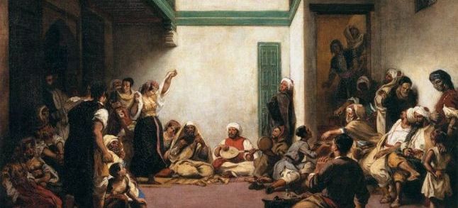 Jewish Wedding in Morocco, a painting of Eugène Delacroix of a wedding he attended in Morocco during his visit in 1832./Ph. Eugène Delacroix.com