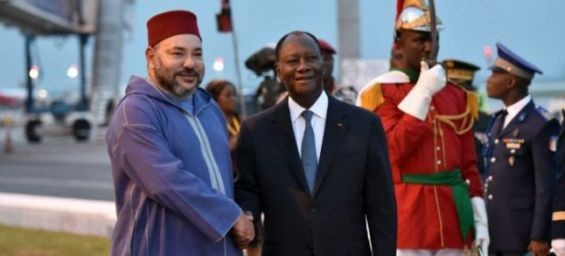 King Mohammed VI and Ivorian President Alassane Ouattara. / Ph. DR