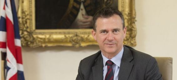 British minister of State for the Armed Forces Mark Lancaster. / Ph. DR