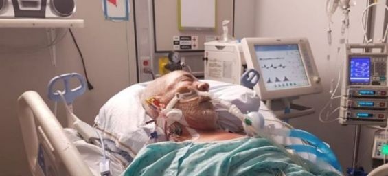 Haj Mohamed Ajbir, who left Morocco to visit his children and felt sick three days later. / Ph. DR