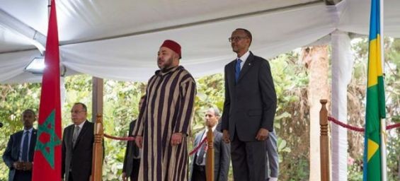 King Mohammed VI and Rwandan President Paul Kagame. / Ph. DR