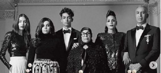 The Attal family in a photo for Vogue Italia. / Ph. DR