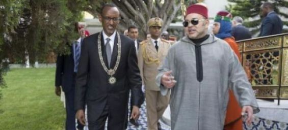 King Mohammed VI and Rwandan President Paul Kagame. / Ph. DR