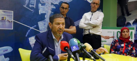 The head of Melilla's political party CpM Mustapha Aberchan. / Ph. DR