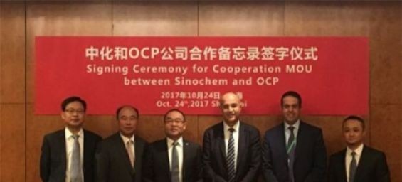 In October 2017, Sinochem Group and OCP signed a five-year agreement. / Ph. DR