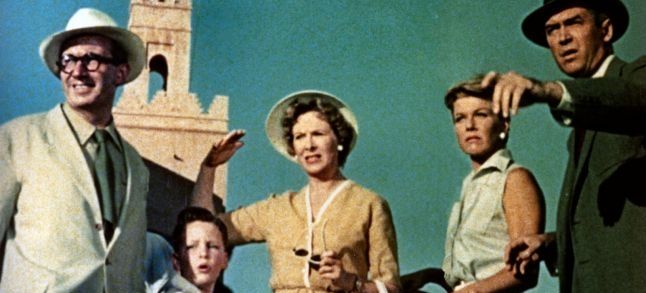 A scene from the movie The Man Who Knew Too Much in Marrakesh./Ph. DR