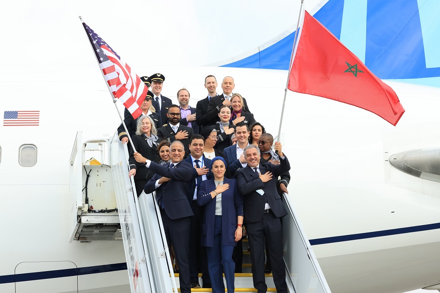 ONMT and United Airlines launch the first direct flight New York – Marrakech