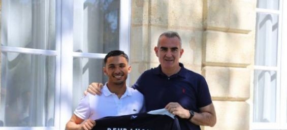 Moroccan-French player Yassine Benrahou. / Ph. Bordeaux Twitter