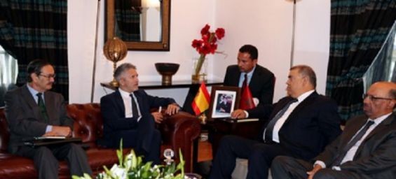 Moroccan Interior Minister and his Spanish counterpart in Rabat. / Ph. MAP