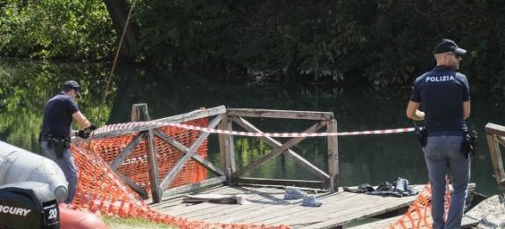 The area where the body was found. / Ph. Corriere del Veneto
