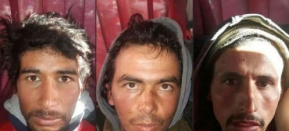 The three main suspects behind the Imlil murders. / Ph. DR