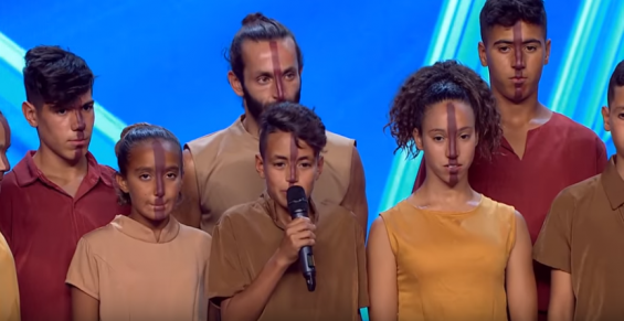 Moroccan unaccompanied minors in Melilla audition in Spain's Got Talent. / Ph. Screenshot Youtube