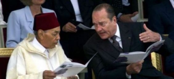 King Hassan II and France's former President Jacques Chirac. / Ph. DR