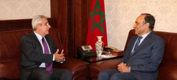 House of Representatives Speaker Habib Elmalki and Cuba's non-resident ambassador to Morocco. / Ph. House of Representatives