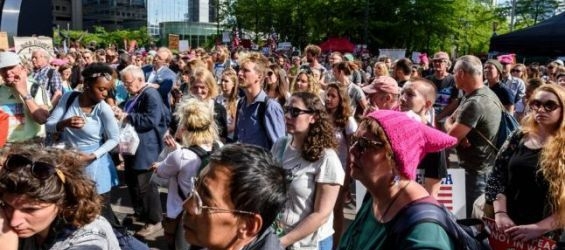 A former rally in Brussels to support Hirak detainess./Ph. DR