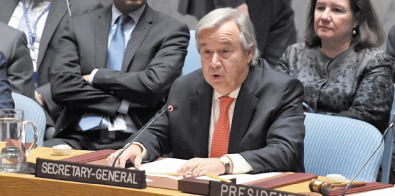 UN Secretary-General Antonio Guterres. / Ph. DR