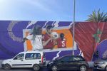 Maroc : A Casablanca, une fresque murale en hommage à la sélection féminine de football