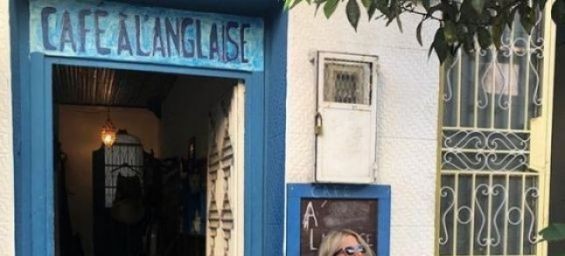 Australian jewelry designer Lucy Folk in Tangier. / Ph. DR