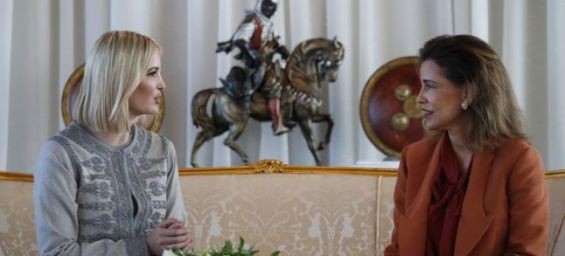 US President senior advisor Ivanka Trump and princess Lalla Meryem of Morocco Wednesday in Rabat. / Ph. DR