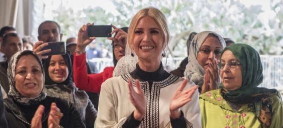 US President senior advisor Ivanka Trump in Morocco with female landowners. / Ph. DR