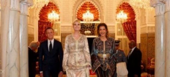 US President senior advisor Ivanka Trump attending a dinner chaired by princess Lalla Meryem. / Ph. DR