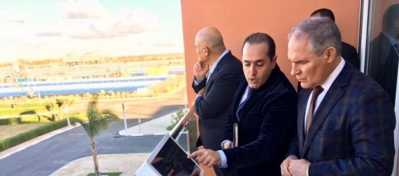 Administrator Pruitt receiving a tour of the IRESEN Green Energy Park in Morocco./Ph. EPA