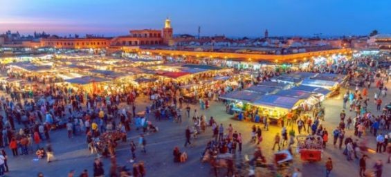 The city of Marrakech, Morocco. / DR