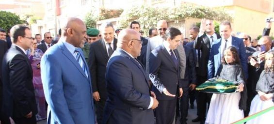 The inauguration ceremony of Comoros' consulate general in Laayoune, December 18. / DR