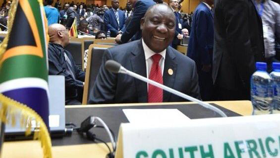 South Africa President Cyril Ramaphosa. / DR