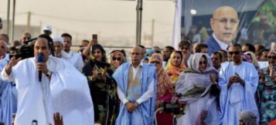 Mohamed Ould Abdel Aziz and Mohamed Ould Ghazouani. / DR