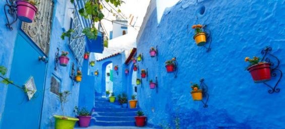 The city of Chefchaouen. / DR