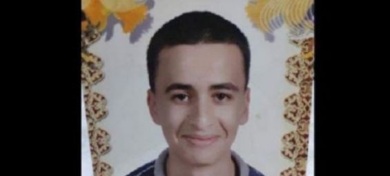 Ayoub Mahfoud, a teenager sentenced by a first instance court. / DR