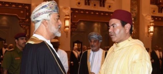 Prince Moulay Rachid of Morocco received by Sultan Haitham bin Tariq Al Said in Oman. / DR